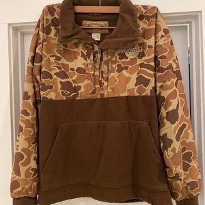 Drake old school camo quarter zip